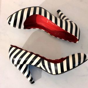 Jeffrey Campbell Striped Pumps